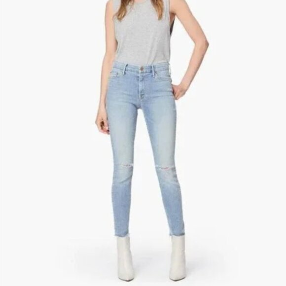 MOTHER Denim - The Looker Ankle Fray (Across the Map) - Picture 1 of 8